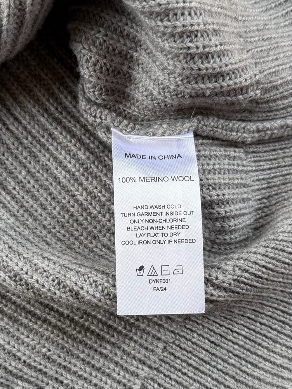 Quince Australian Merino half zip L - Picture 12 of 12